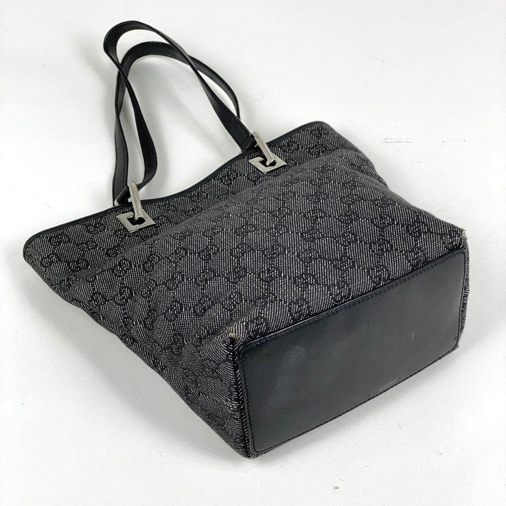 グッチ GG柄 トートバッグ ハンドバッグ トートバッグ GGキャンバス ブラック 31244 レディース 【中古】brbag