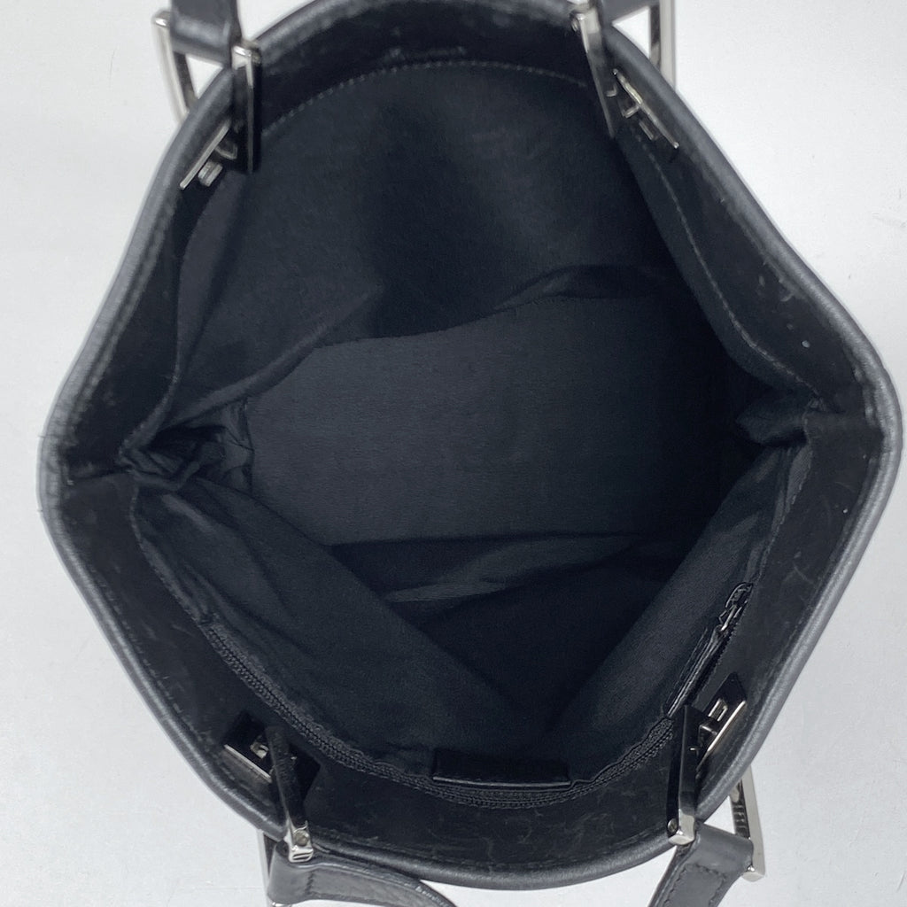 グッチ GG柄 トートバッグ ハンドバッグ トートバッグ GGキャンバス ブラック 31244 レディース 【中古】brbag