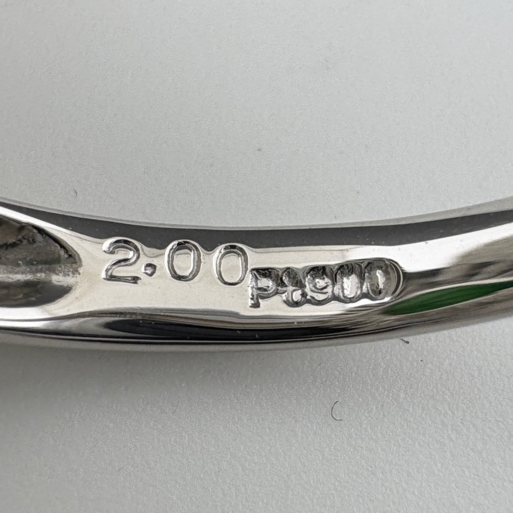 翡翠 デザインリング プラチナ 指輪 メレダイヤ リング 11号 Pt900 ヒスイ ダイヤモンド レディース ノンブランドジュエリー 【中古】nbjwl