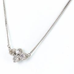 メレダイヤ デザインネックレス プラチナ ペンダント ネックレス Pt850 ダイヤモンド レディース 【中古】nbjwl
