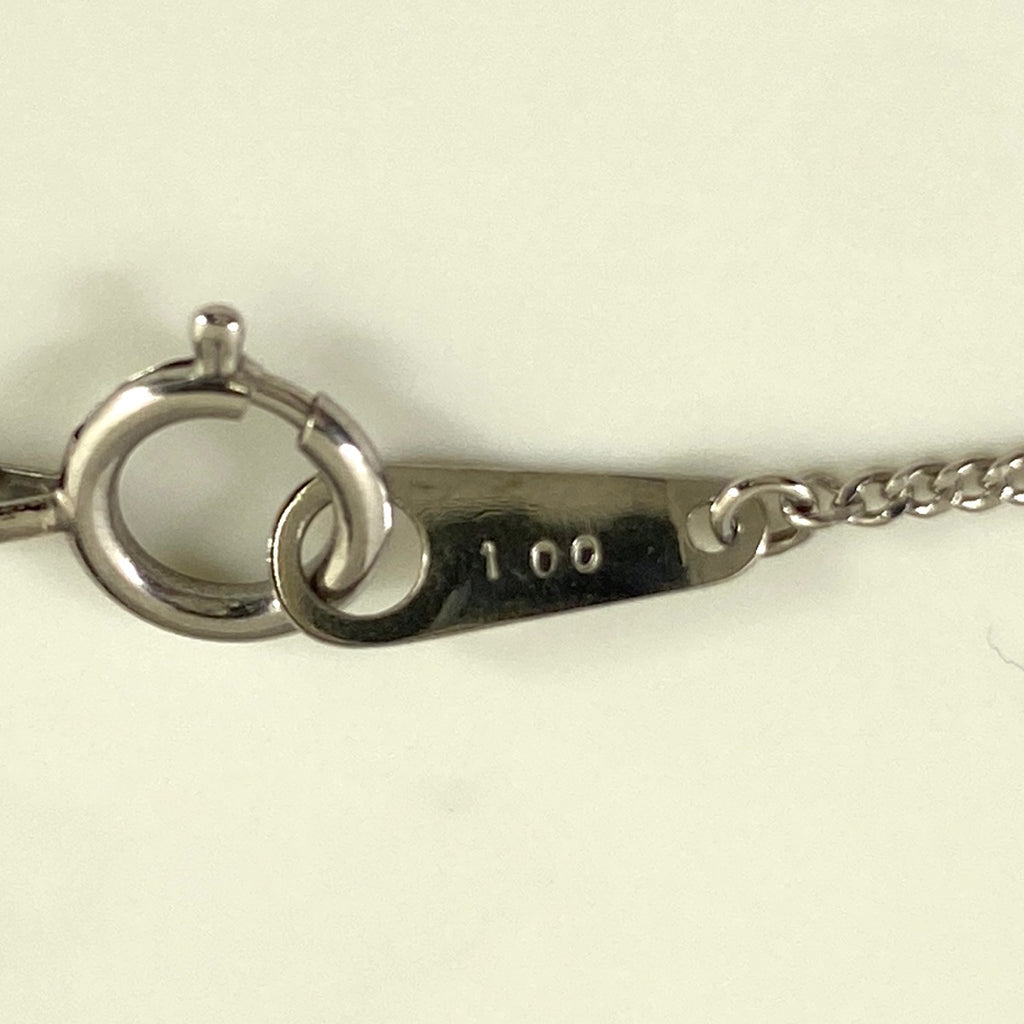 メレダイヤ デザインネックレス プラチナ ペンダント ネックレス Pt850 ダイヤモンド レディース 【中古】nbjwl