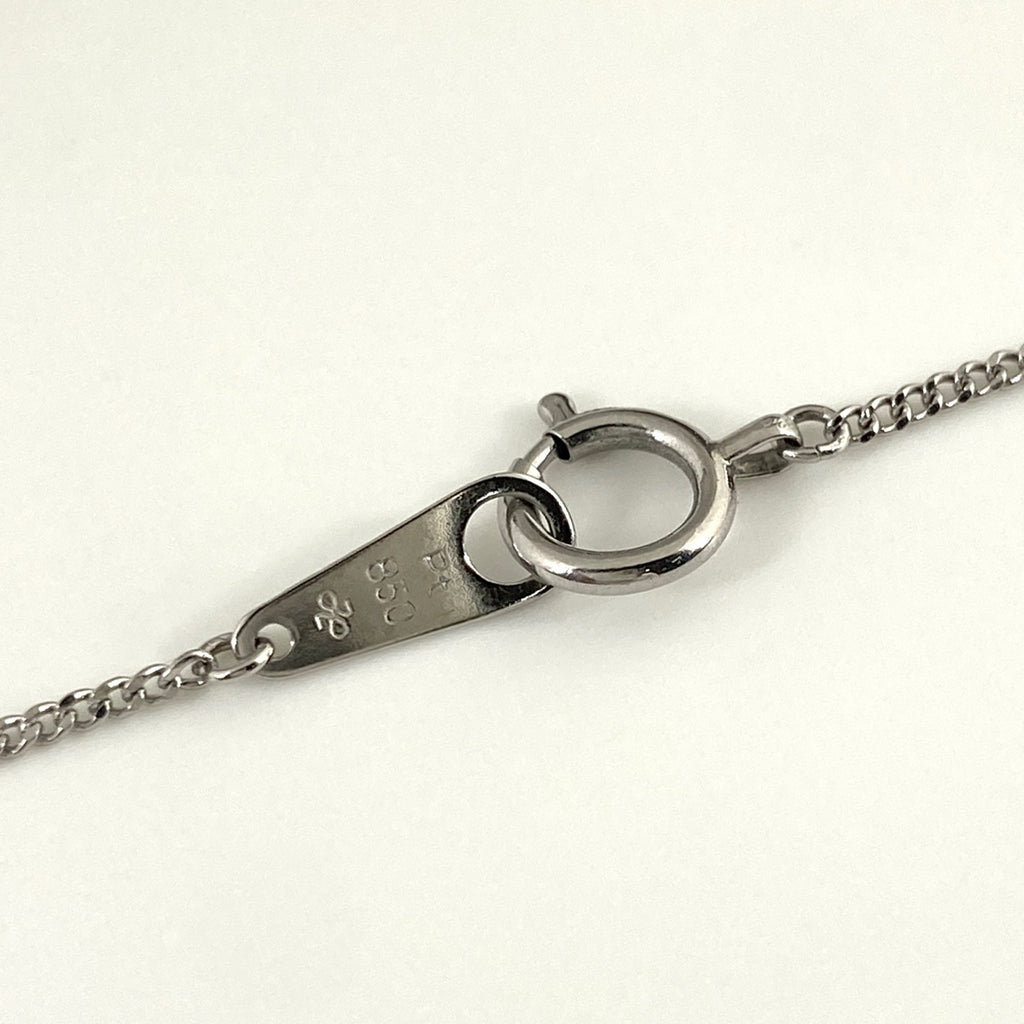 メレダイヤ デザインネックレス プラチナ ペンダント ネックレス Pt850 ダイヤモンド レディース 【中古】nbjwl