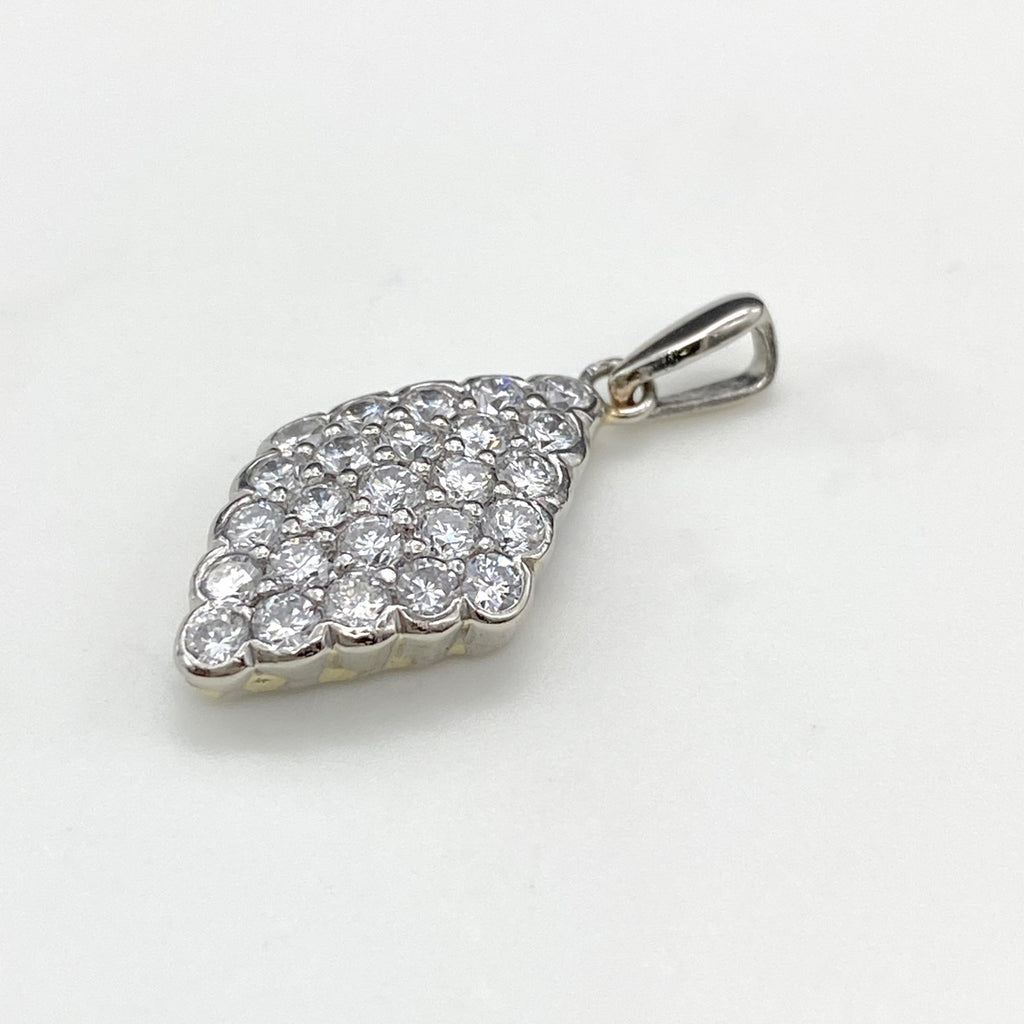 メレダイヤ デザインペンダントトップ プラチナ ペンダントトップ Pt900 ダイヤモンド レディース 【中古】nbjwl