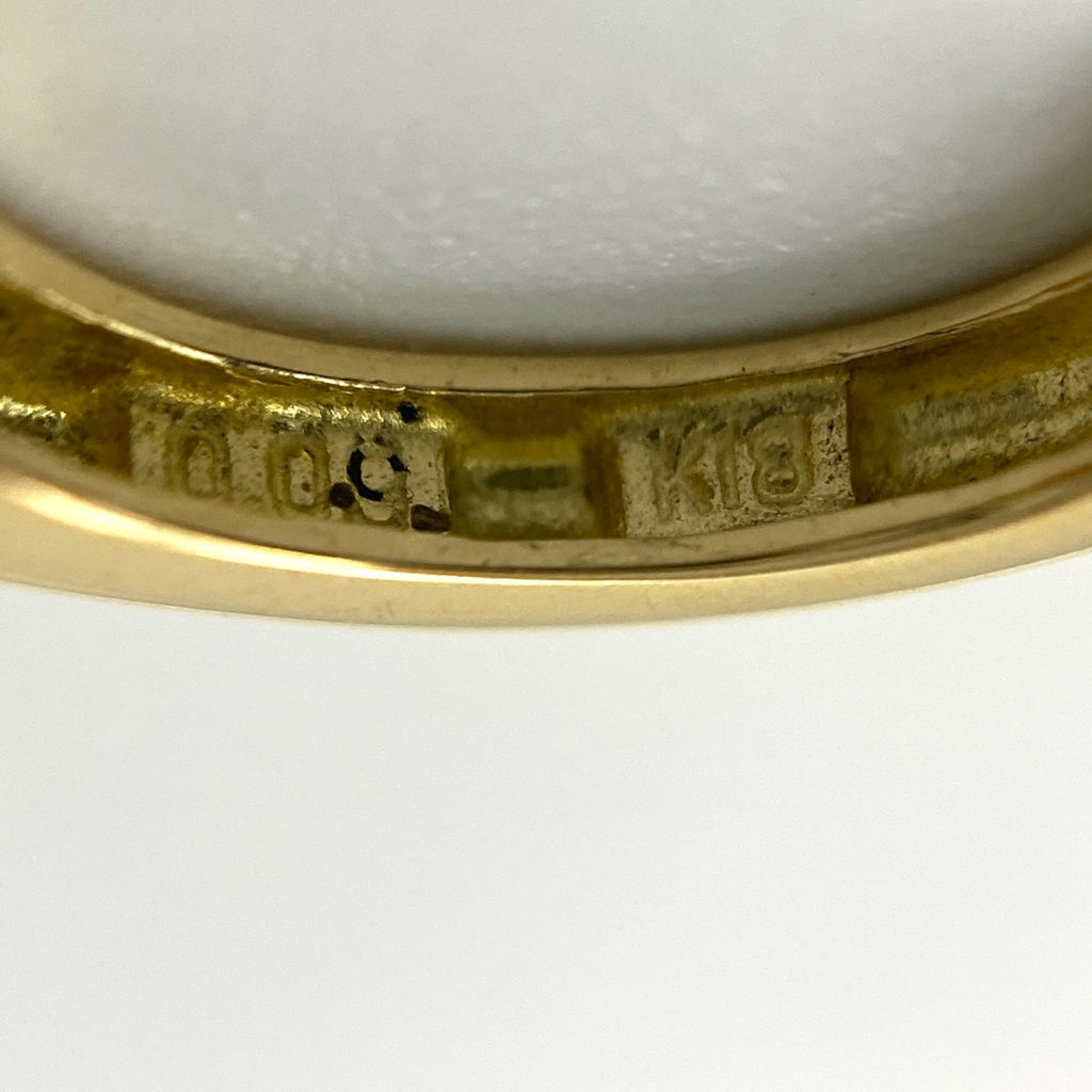 メレダイヤ デザインイヤリング プラチナ YG イエローゴールド フープ ピアス K18 Pt900 ダイヤモンド レディース 【中古】nbjwl