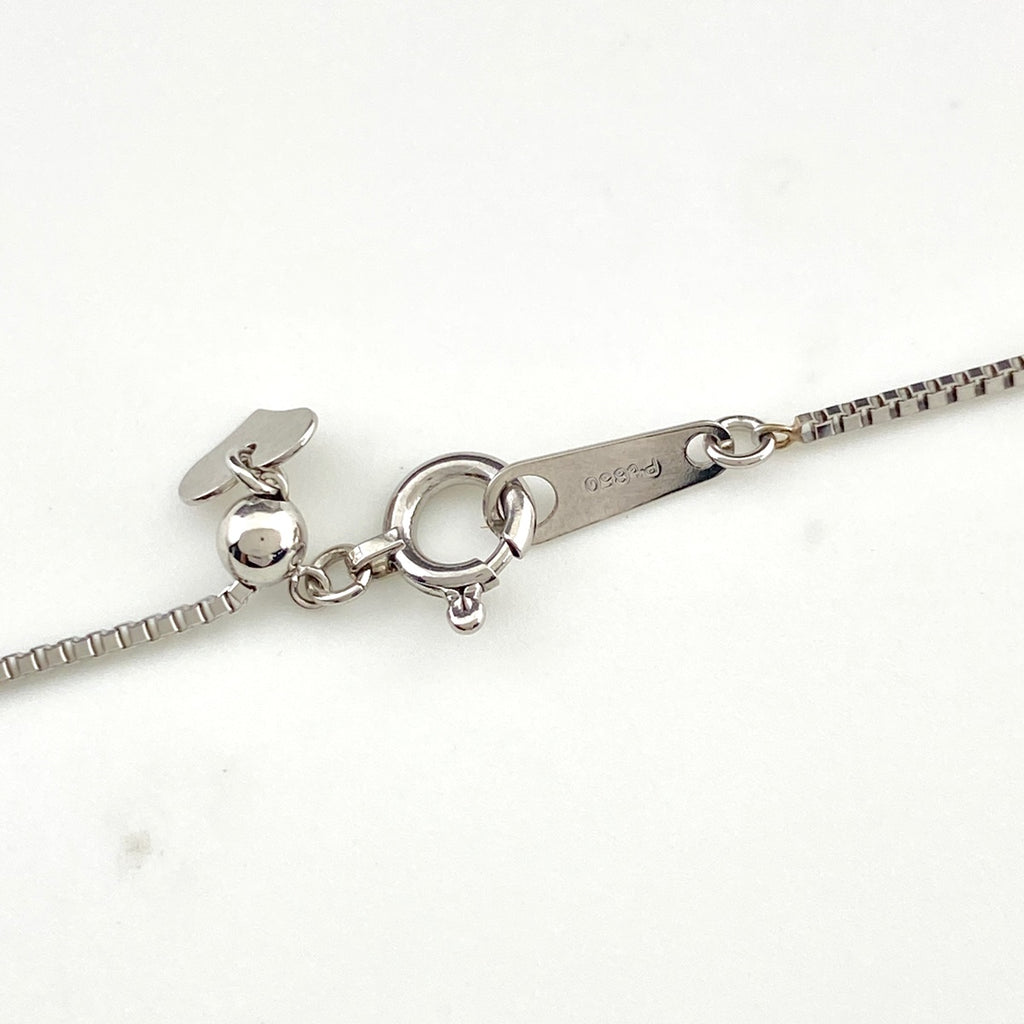 ルビー デザインネックレス プラチナ メレダイヤ ペンダント ネックレス Pt950 Pt850 ルビー レディース 【中古】nbjwl