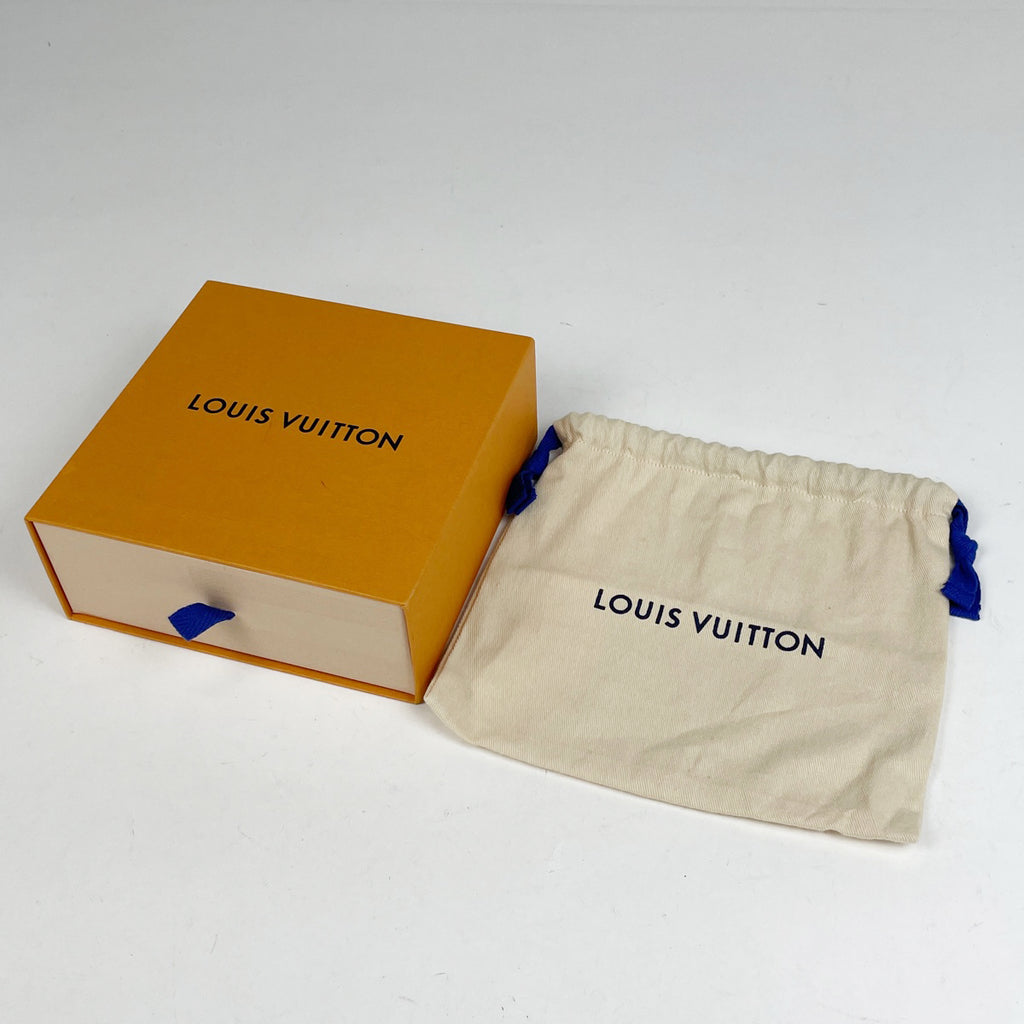 ルイ・ヴィトン サンチュール ポンヌフ ロゴ ベルト トリヨン ブルー メンズ 【中古】brbag
