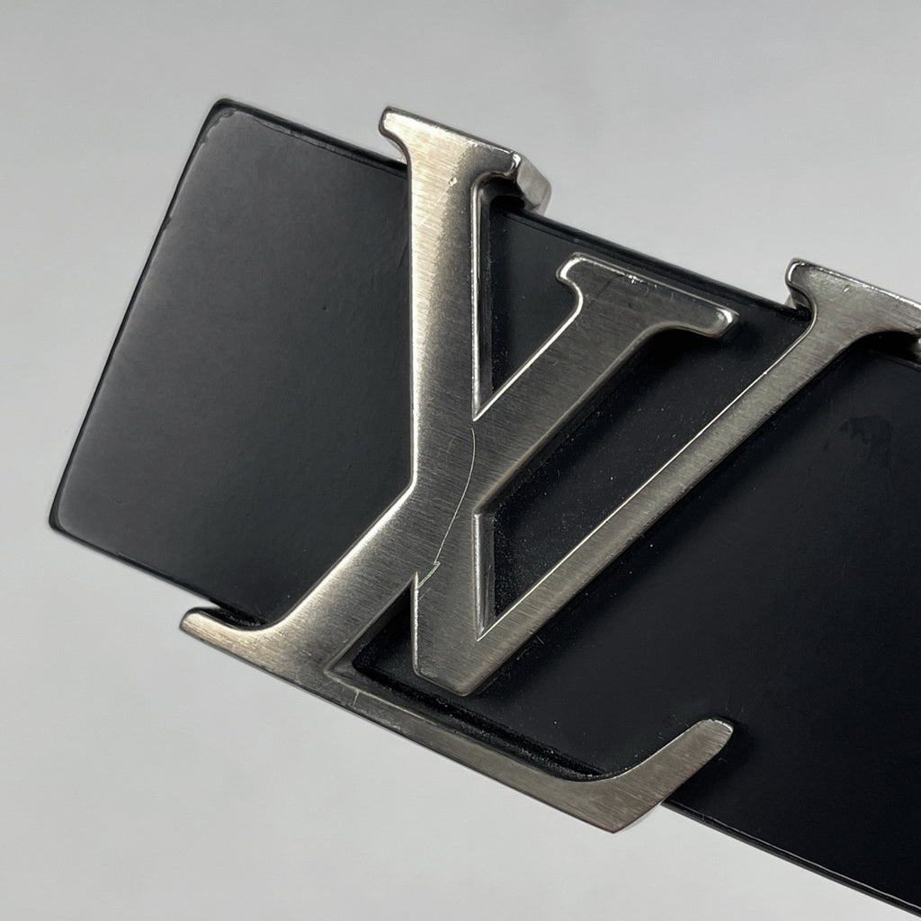 ルイ・ヴィトン サンチュール LV イニシアル ロゴ ベルト レザー ノワール(ブラック) メンズ 【中古】brbag