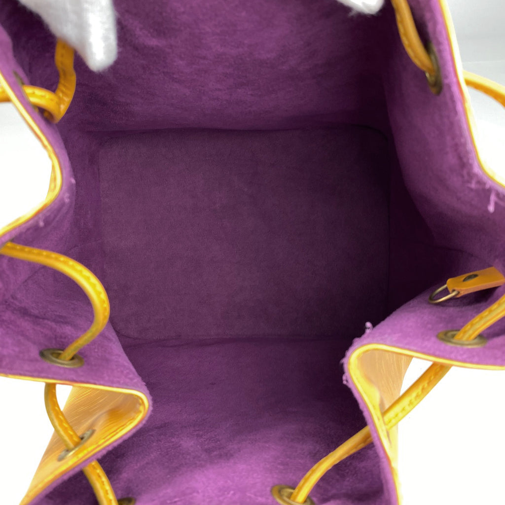 ルイ・ヴィトン プチノエ 巾着型 肩掛け ショルダーバッグ エピ タッシリイエロー M44109 レディース 【中古】brbag