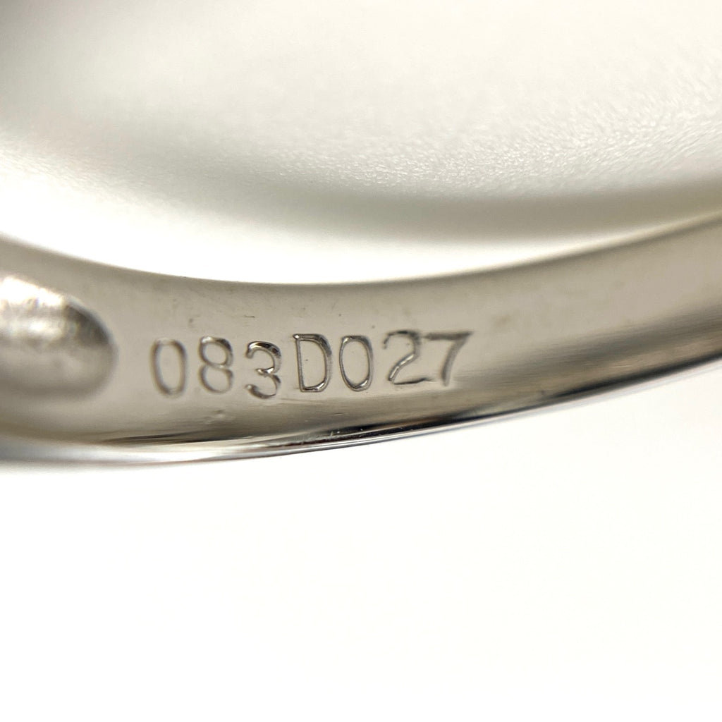 サファイア デザインリング プラチナ 指輪 メレダイヤ リング 13号 Pt850 サファイア ダイヤモンド レディース 【中古】nbjwl