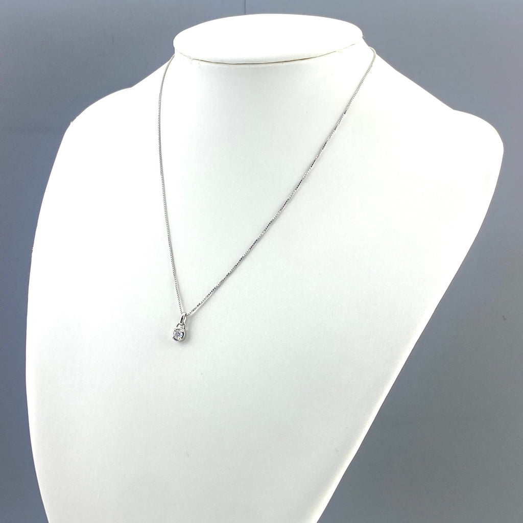 ダイヤモンド デザインネックレス プラチナ ペンダント ネックレス Pt900 Pt850 ダイヤモンド レディース 【中古】nbjwl