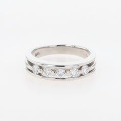 メレダイヤ デザインリング プラチナ 指輪 リング 12.5号 Pt900 ダイヤモンド レディース 【中古】nbjwl