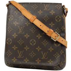 ルイ・ヴィトン ミュゼット サルサ ショート 肩掛け ショルダーバッグ モノグラム ブラウン M51258 レディース 【中古】brbag