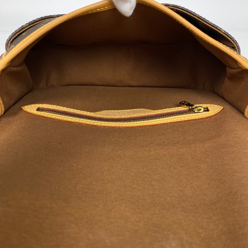 ルイ・ヴィトン ソローニュ 斜め掛け ショルダーバッグ モノグラム ブラウン M42250 レディース 【中古】brbag