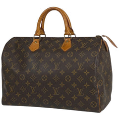 ルイ・ヴィトン スピーディ 35 ボストンバッグ 通勤 ハンドバッグ モノグラム ブラウン M41524 レディース 【中古】brbag