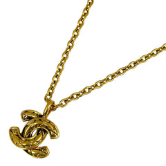 シャネル ココマーク チェーン ネックレス マトラッセ ネックレス GP ゴールド レディース 【中古】bracc