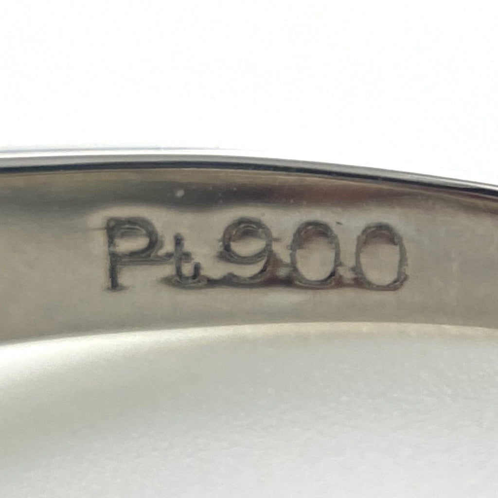 ルビー デザインリング プラチナ 指輪 メレダイヤ リング 13.5号 Pt900 ルビー ダイヤモンド レディース 【中古】nbjwl