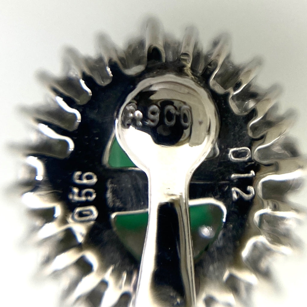 エメラルド ペンダントトップ プラチナ メレダイヤ ペンダントトップ Pt900 エメラルド ダイヤモンド レディース 【中古】nbjwl