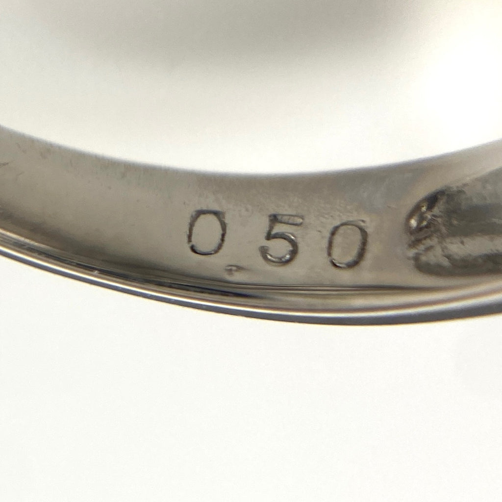 メレダイヤ デザインリング プラチナ 指輪 ピンキー リング 4.5号 Pt900 ダイヤモンド レディース 【中古】nbjwl