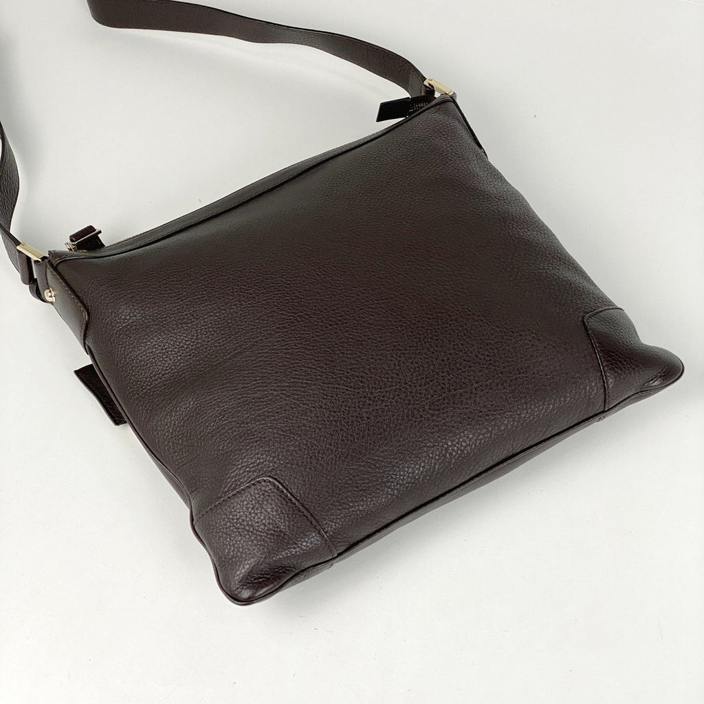 グッチ ロゴ ショルダーバッグ 斜め掛け ショルダーバッグ レザー ブラウン 148476 レディース 【中古】brbag