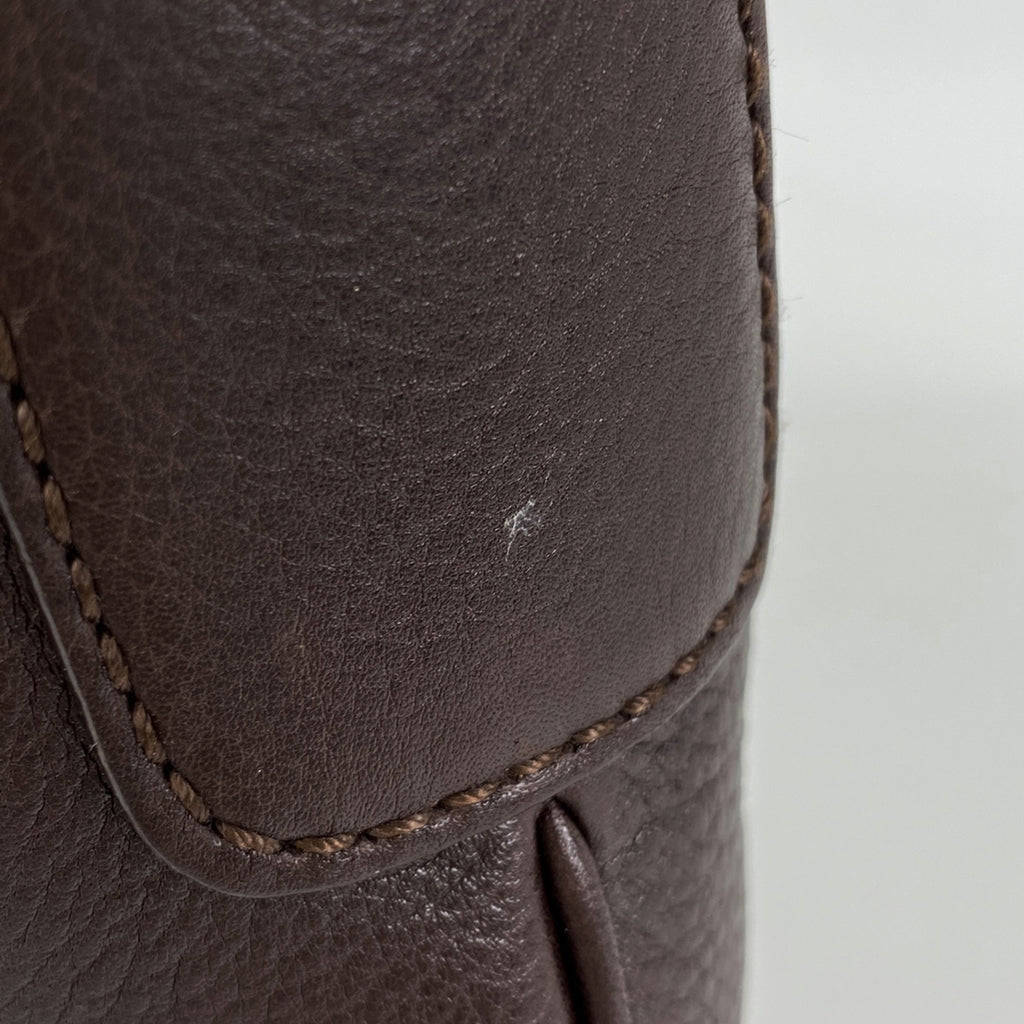 グッチ ロゴ ショルダーバッグ 斜め掛け ショルダーバッグ レザー ブラウン 148476 レディース 【中古】brbag