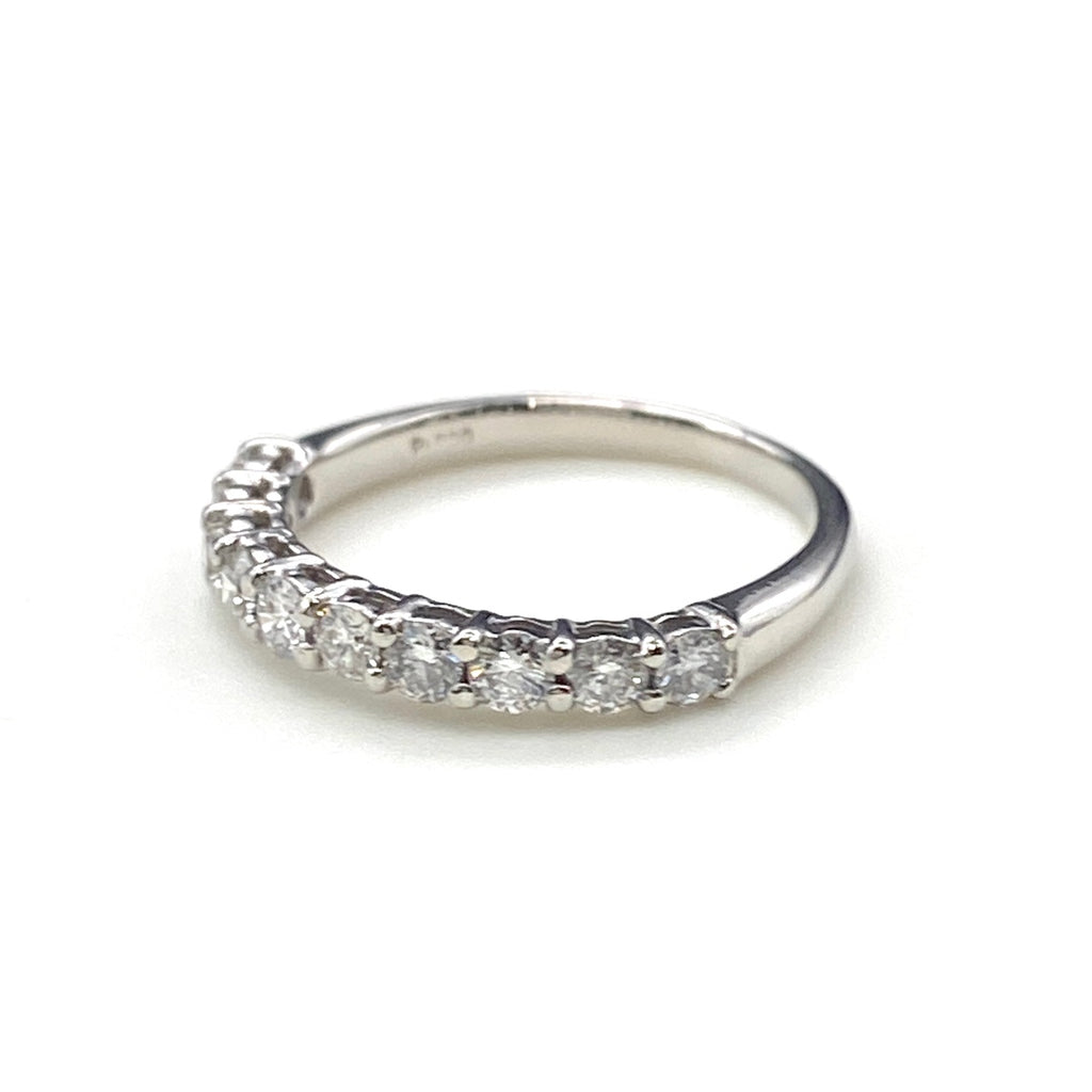 メレダイヤ デザインリング プラチナ 指輪 リング 2号 Pt900 ダイヤモンド レディース 【中古】nbjwl