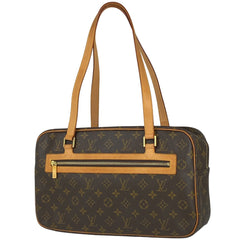 ルイ・ヴィトン シテ GM 肩掛け ショルダーバッグ モノグラム ブラウン M51181 レディース 【中古】brbag