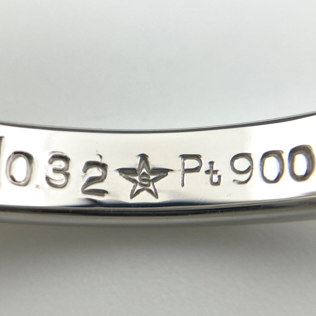 メレダイヤ デザインリング プラチナ 指輪 リング 10.5号 Pt900 ダイヤモンド レディース 【中古】nbjwl