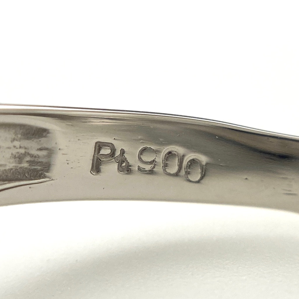 メレダイヤ デザインリング プラチナ 指輪 リング 23号 Pt900 ダイヤモンド メンズ 【中古】nbjwl