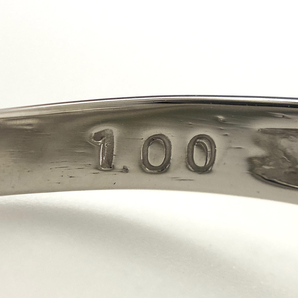 メレダイヤ デザインリング プラチナ 指輪 リング 23号 Pt900 ダイヤモンド メンズ 【中古】nbjwl