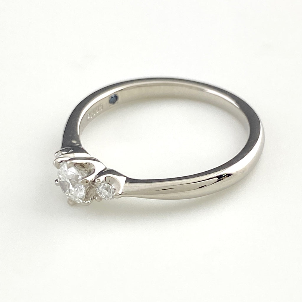 ヨンドシー ダイヤモンド デザインリング プラチナ 指輪 リング 9.5号 ダイヤモンド Pt995 レディース 【中古】brjwl