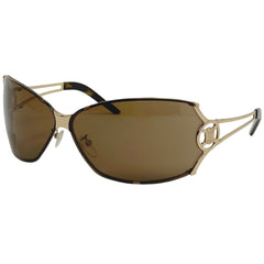 セリーヌ ブラゾン サングラス アイウェア マカダム メンズ サングラス メタル ゴールド ブラウン レディース 【中古】brbag