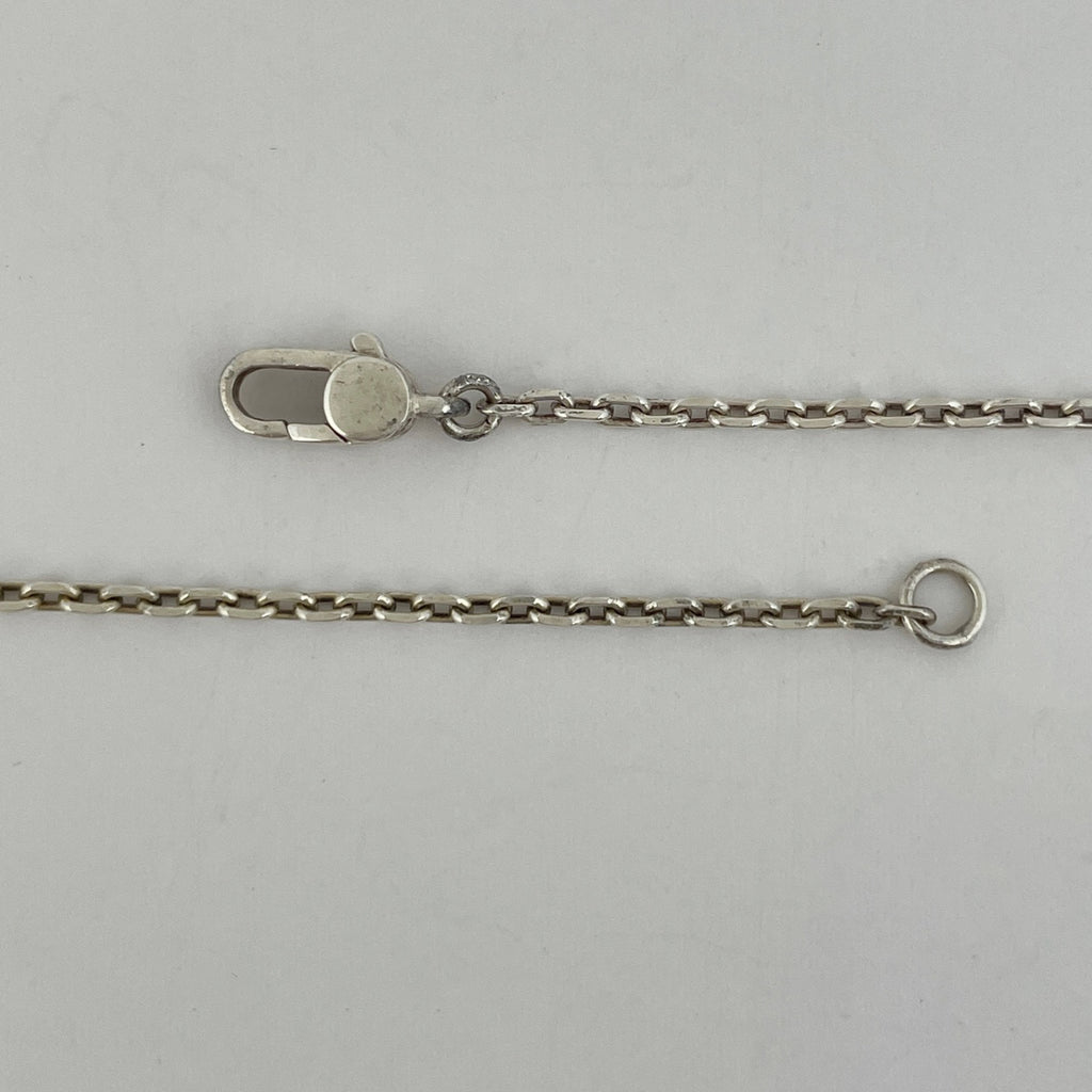 グッチ ロゴ ネックレス プレート ネックレス シルバー925 シルバー レディース 【中古】bracc