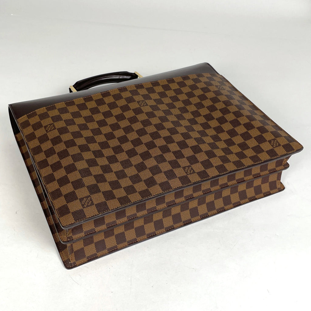 ルイ・ヴィトン アルトナ GM ブリーフケース ハンドバッグ 手提げ ビジネスバッグ ダミエ ブラウン N53312 メンズ 【中古】brbag
