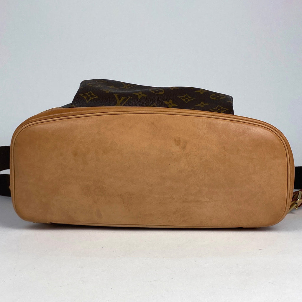 ルイ・ヴィトン モンスリ GM バックパック デイパック リュック モノグラム ブラウン M51135 レディース 【中古】brbag