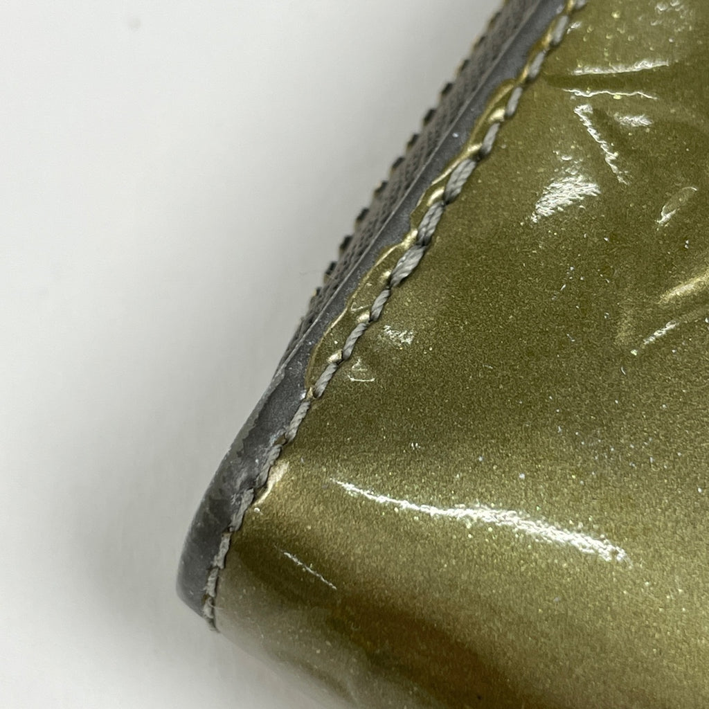 ルイ・ヴィトン ジッピー コインパース ラウンドファスナー カードケース コインケース モノグラムヴェルニ ヴェールブロンズ M93052 レディース 【中古】brbag