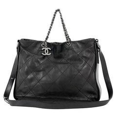 シャネル ココマーク チェーン ハンドバッグ 2WAY ショルダーバッグ ハンドバッグ レザー ブラック レディース 【中古】brbag