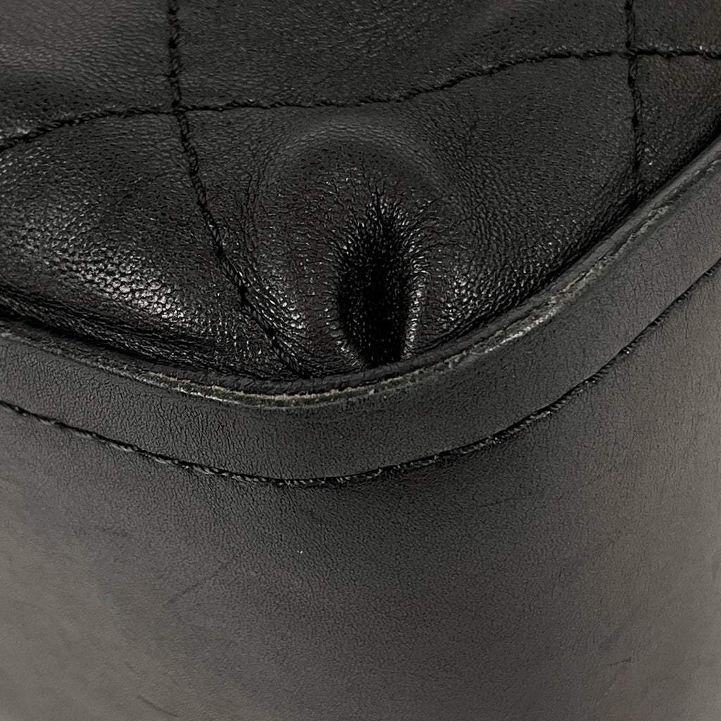 シャネル ココマーク チェーン ハンドバッグ 2WAY ショルダーバッグ ハンドバッグ レザー ブラック レディース 【中古】brbag