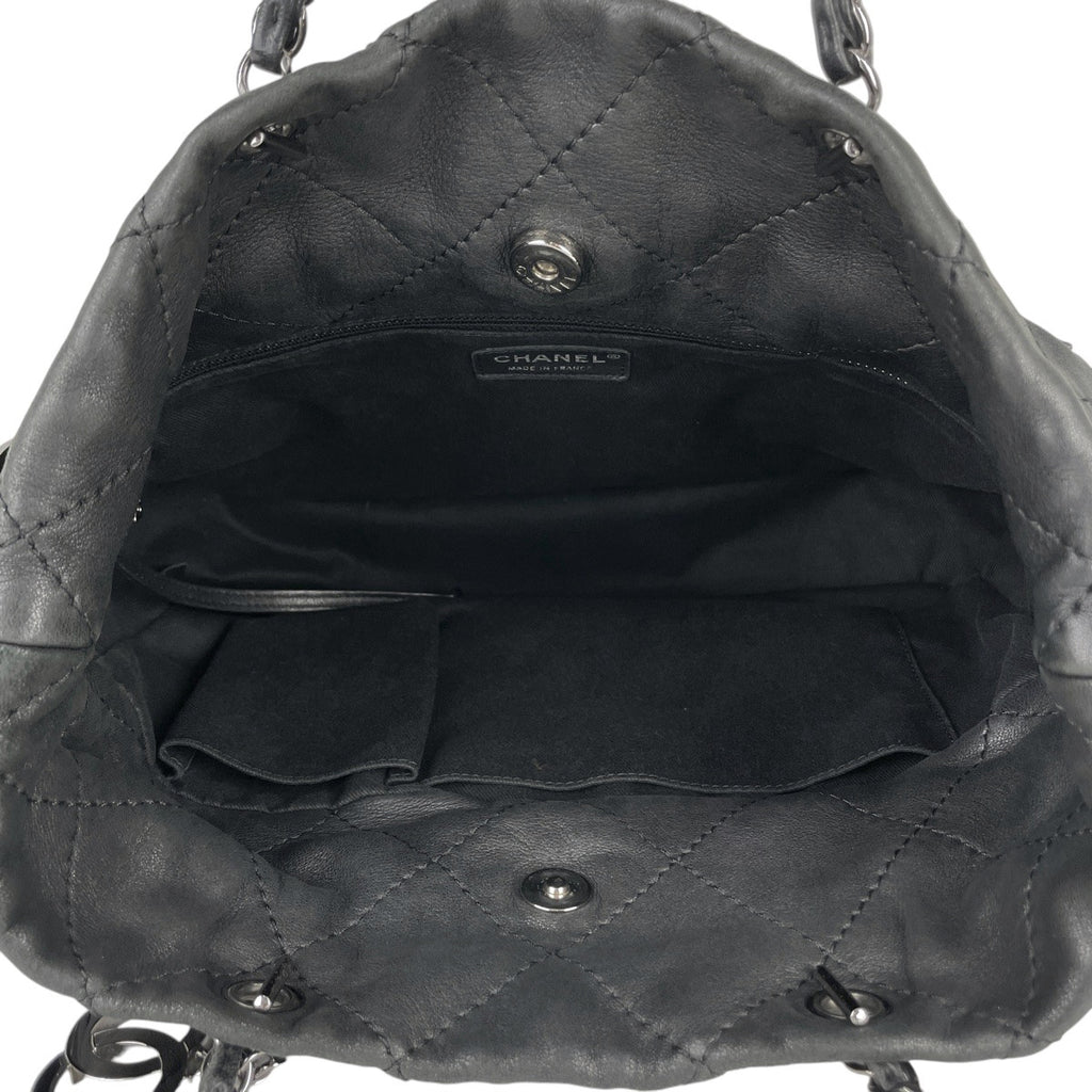 シャネル ココマーク チェーン ハンドバッグ 2WAY ショルダーバッグ ハンドバッグ レザー ブラック レディース 【中古】brbag