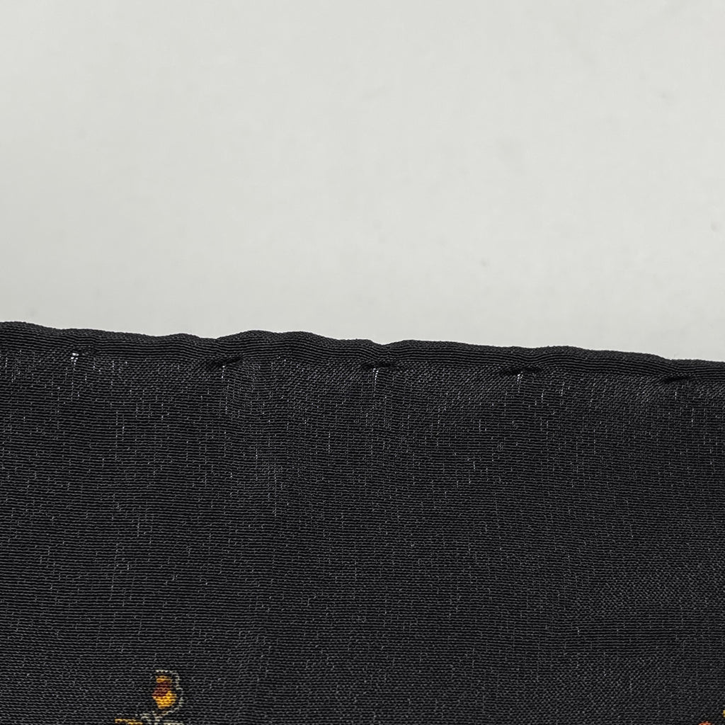 シャネル ロゴ スカーフ 大判 アクセサリー スカーフ シルク ブラック マルチカラー レディース 【中古】brbag