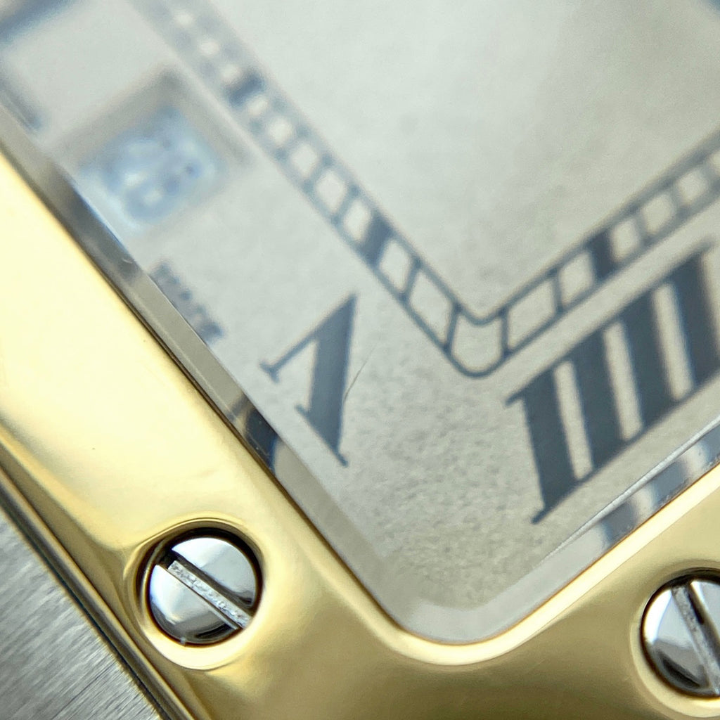 カルティエ サントスガルベ LM W20011C4 腕時計 SS YG クォーツ メンズ 【中古】wtcbb