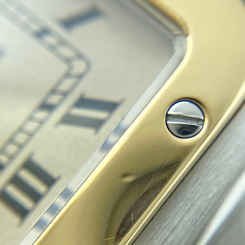 カルティエ サントスガルベ LM W20011C4 腕時計 SS YG クォーツ メンズ 【中古】wtcbb