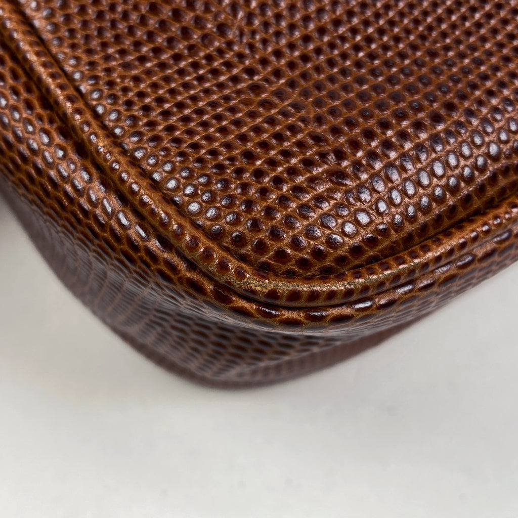 サルヴァトーレフェラガモ ヴァラ ショルダーバッグ 斜め掛け ショルダーバッグ レザー ブラウン レディース 【中古】brbag