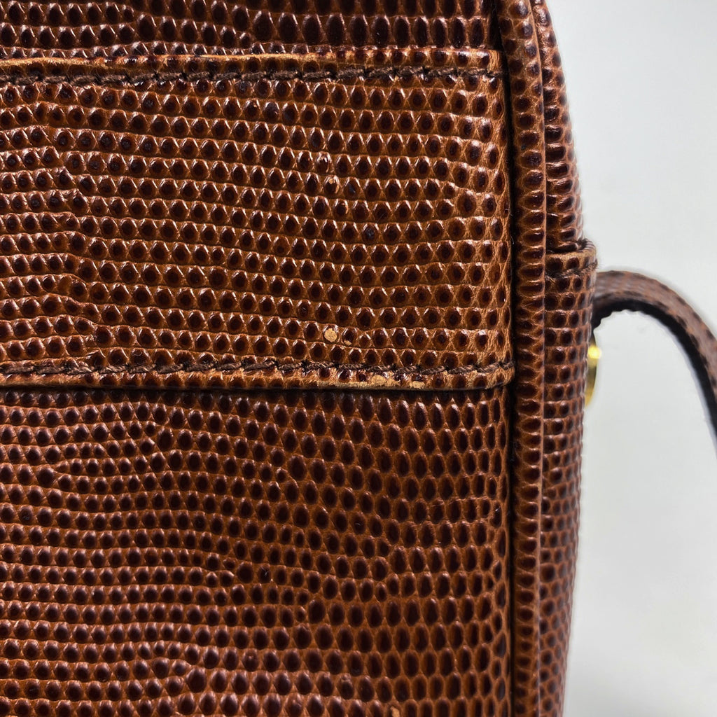 サルヴァトーレフェラガモ ヴァラ ショルダーバッグ 斜め掛け ショルダーバッグ レザー ブラウン レディース 【中古】brbag