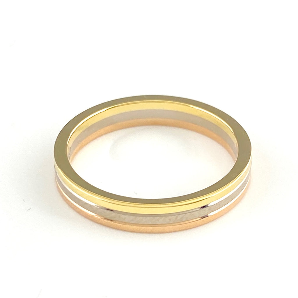 カルティエ スリーカラー リング 16.5号 レディース 中古 brjwl