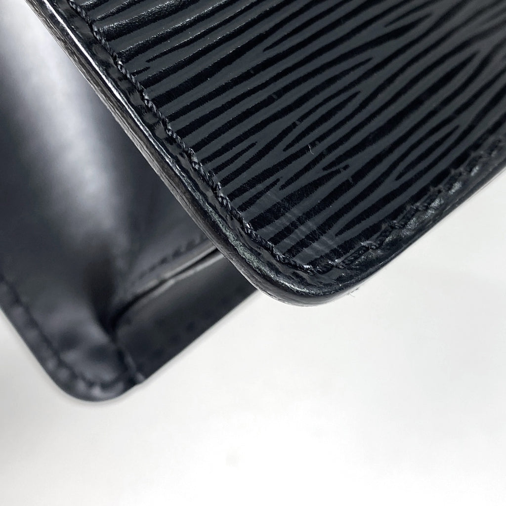 ルイ・ヴィトン モンソー シルバー金具 ハンドバッグ エピ ノワール(ブラック) M52792 レディース 【中古】brbag