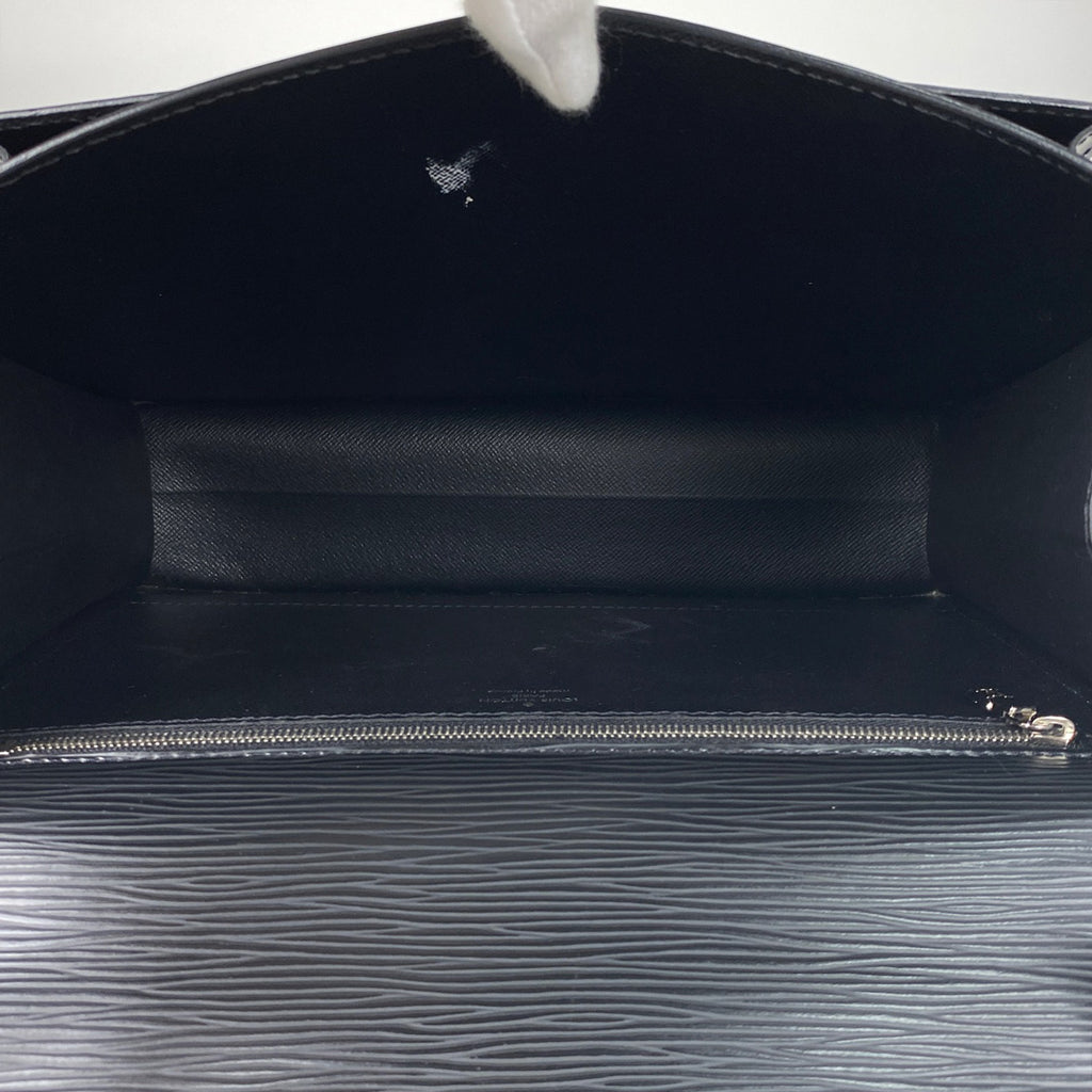 ルイ・ヴィトン モンソー シルバー金具 ハンドバッグ エピ ノワール(ブラック) M52792 レディース 【中古】brbag