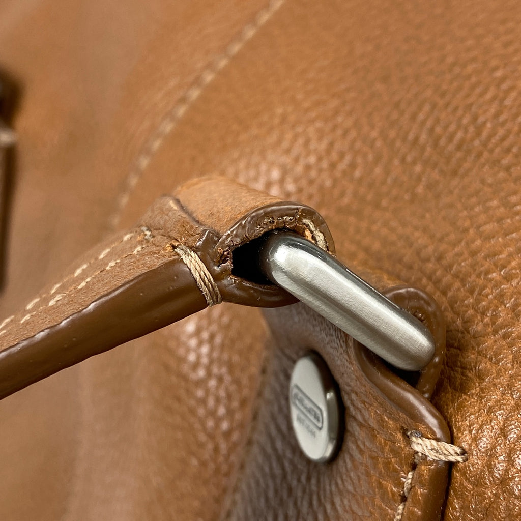 コーチ ロゴ ボストンバッグ 2WAY ショルダーバッグ ボストンバッグ レザー ブラウン F70368 レディース 【中古】brbag