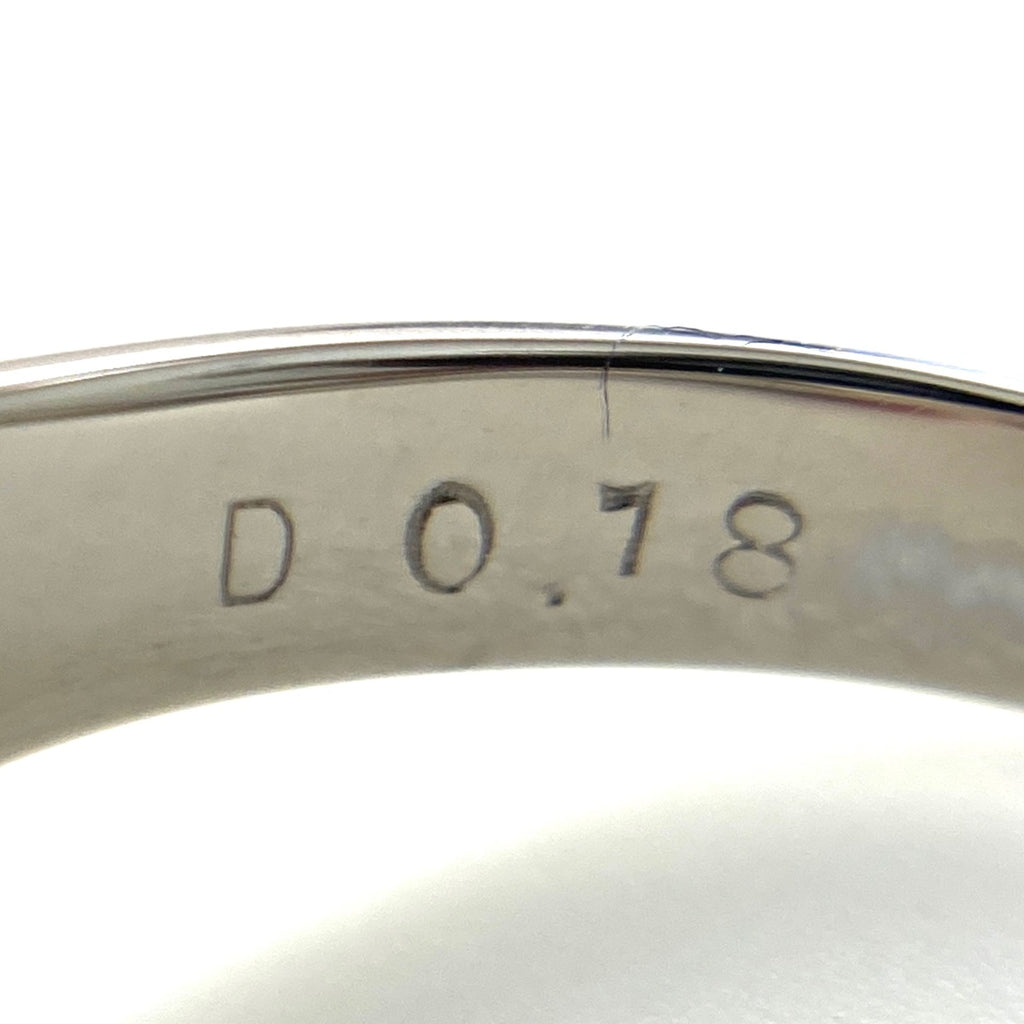 サファイア デザインリング プラチナ 指輪 メレダイヤ リング 12.5号 Pt900 サファイア ダイヤモンド レディース 【中古】nbjwl