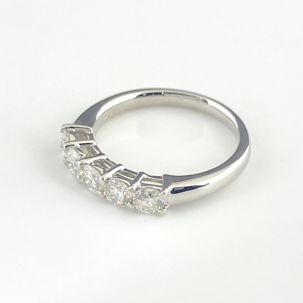 メレダイヤ デザインリング プラチナ 指輪 リング 9.5号 Pt900 ダイヤモンド レディース 【中古】nbjwl