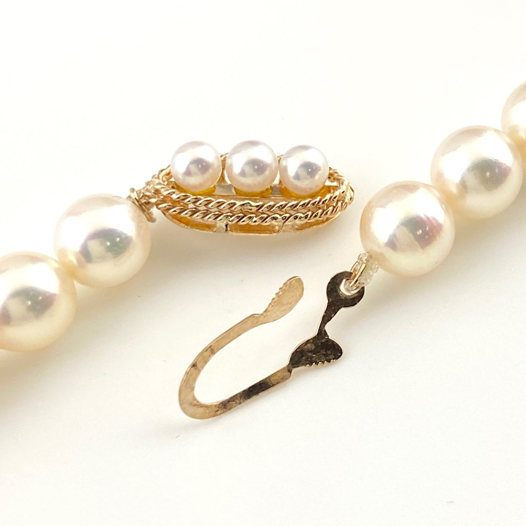 パール デザインネックレス 真珠 ネックレス K14 パール レディース 【中古】nbjwl